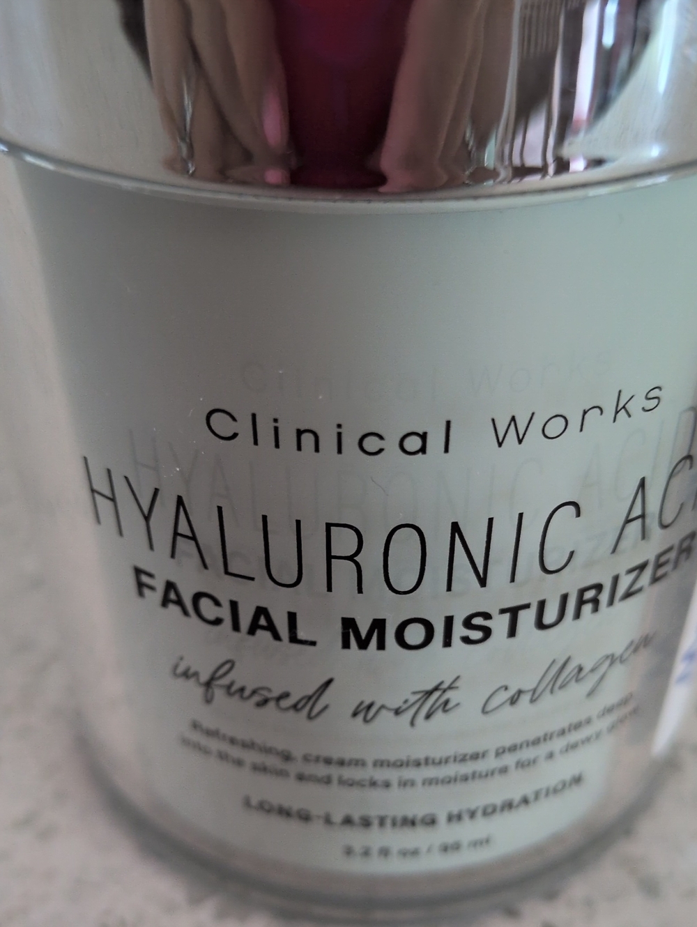 CLINICAL WORKS Hyaluronic Acid Facial Moisturizer - Infused With Collagen